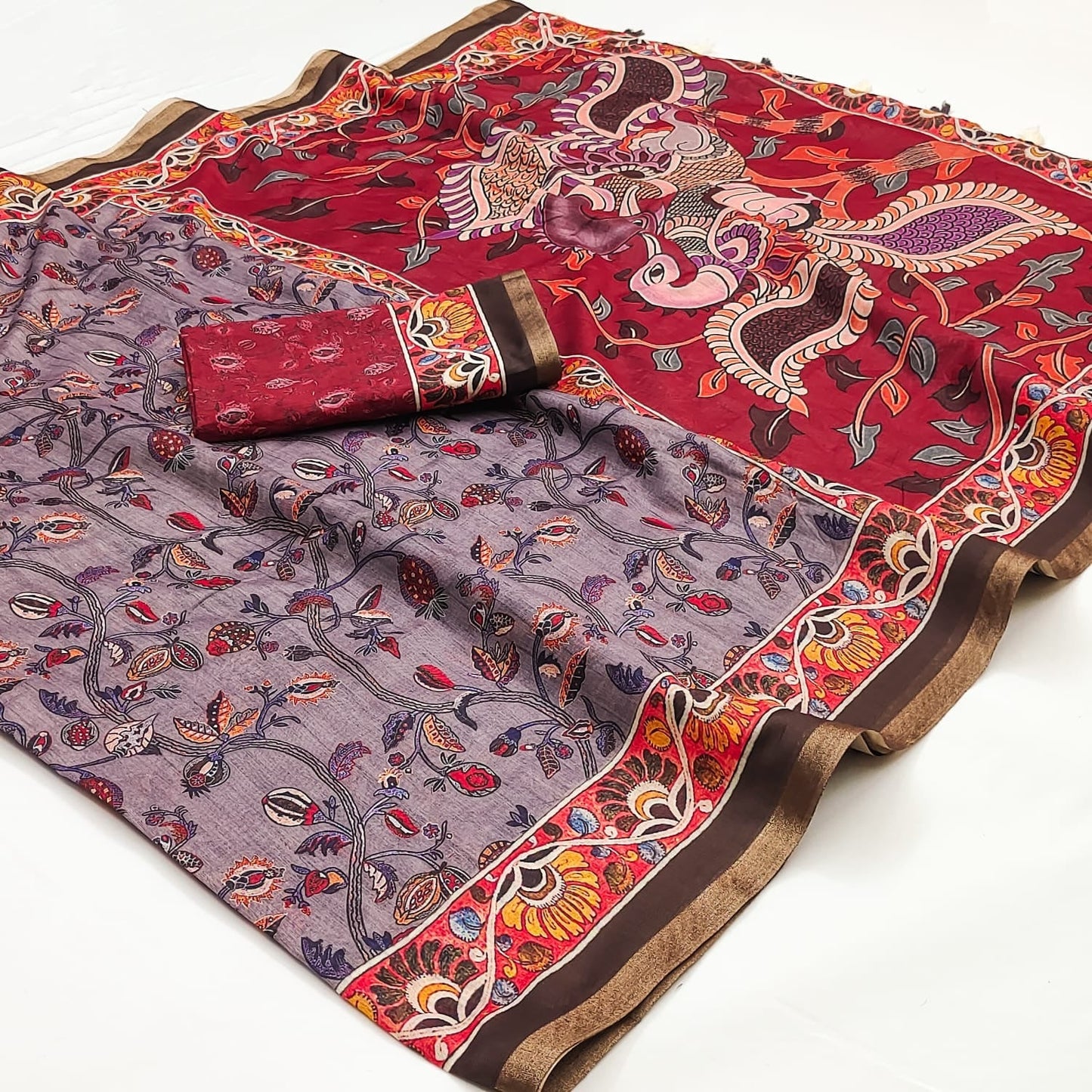 Chanderi Cotton Saree