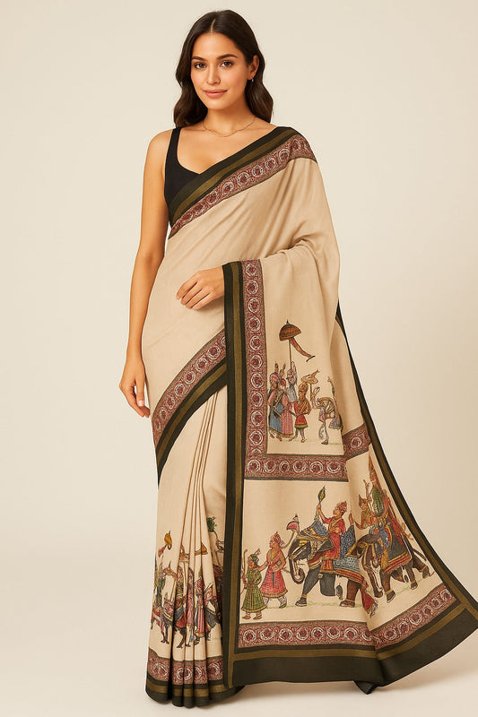 Chanderi Cotton Saree