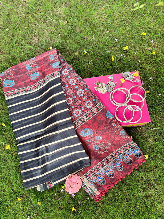Chanderi Cotton Saree
