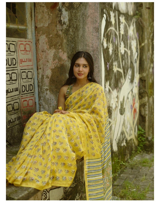 Chanderi Cotton Saree