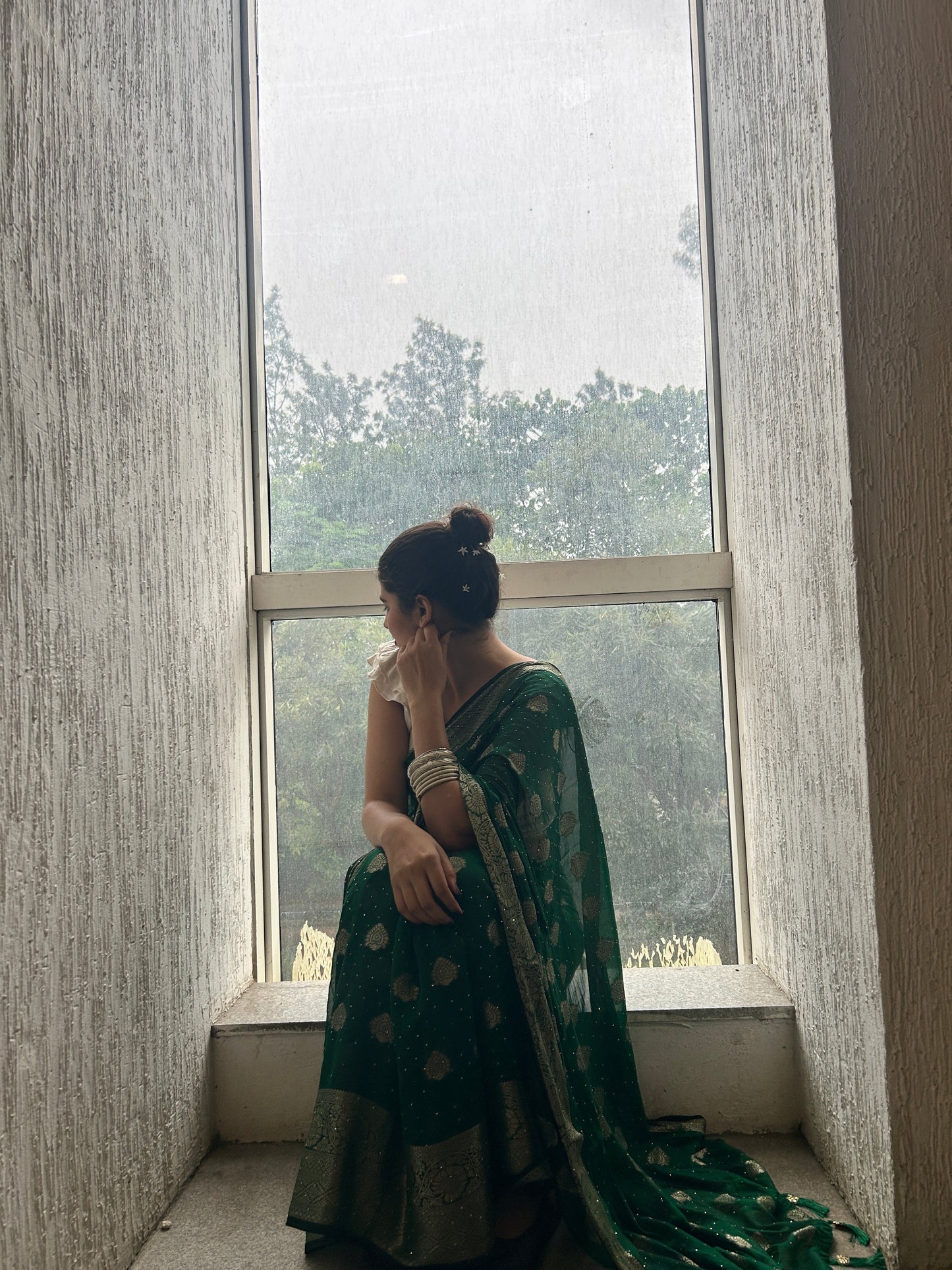 Georgette Heavy Saree