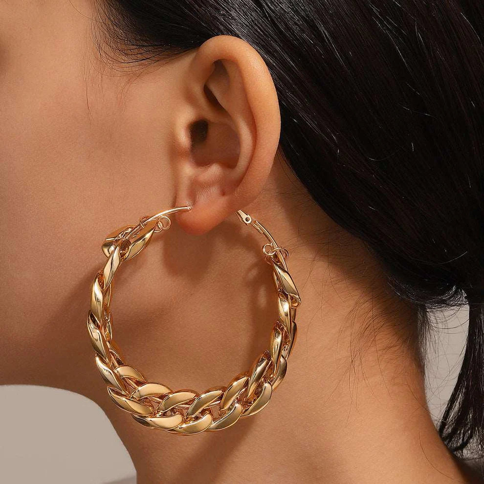 Entangled Chain dual look Earrings