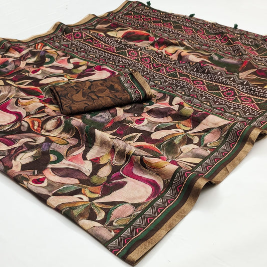 Chanderi Cotton Saree